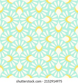 Abstract geometric seamless pattern. Colorful wallpaper vector print. Multicolor asian style fishcsale ornament. Simple shaped small scale fashion textile design