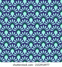 Abstract geometric seamless pattern. Colorful wallpaper vector print. Multicolor asian style fishcsale ornament. Simple shaped small scale fashion textile design