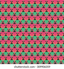 Abstract geometric seamless pattern. Colorful pattern with triangle and lines.