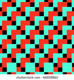 Abstract geometric seamless pattern. Colorful background. Vector illustration. Eps 10