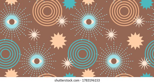 Abstract geometric seamless pattern. Contemporary style. Modern design for paper, cover, fabric, interior decor and other users.