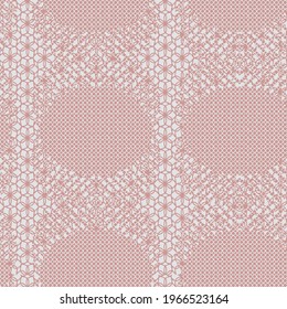 Abstract geometric seamless pattern with damask and floral elements. Modern abstract design for paper, cover, fabric, interior decor and other users.