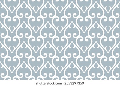 Padrão geométrico sem costura abstrato Reticulado decorativo no estilo marroquino. Ilustração vetorial.