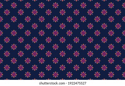 Abstract Geometric seamless pattern design. Aztec design for carpet, wallpaper, clothing, wrapping, batik, fabric, Vector illustration