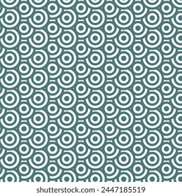 Abstract geometric seamless  pattern design vector illustration, modern and creative circle pattern design