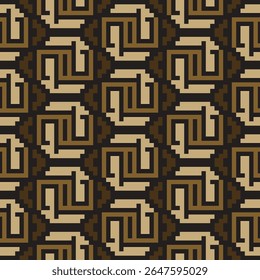 Abstract geometric seamless pattern design vector. abstract rectangular pattern.