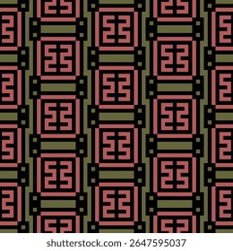 Vetor de design de padrão contínuo geométrico abstrato. padrão retangular abstrato.