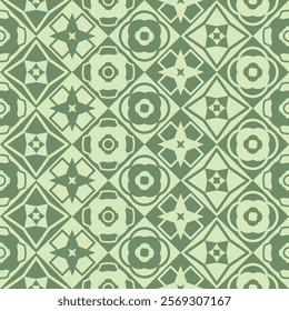 Abstract geometric seamless pattern with diamond shapes vector illustration 