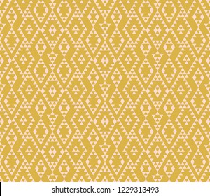 Abstract geometric seamless pattern with different shapes. Triangles, rhombuses, lines. Vector illustration. 