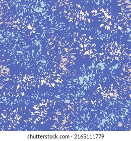 Abstract geometric seamless pattern in doodle style with color segments.
