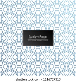 Abstract geometric seamless pattern elegant vector background