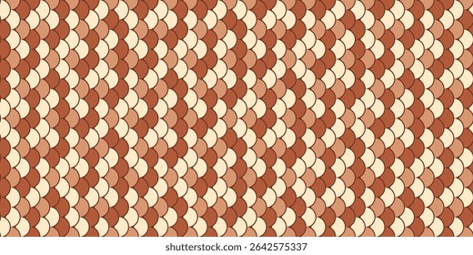 Abstract geometric seamless pattern.  Elegant, earthy tones create a sophisticated textile design, ideal for fashion, interiors, or website backgrounds.