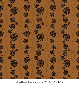 Abstract geometric seamless pattern with elements Graphic design print Vector illustration