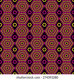 Abstract geometric seamless pattern. Endless texture for wallpaper, fill, web page background, surface texture.