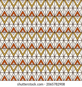 abstract geometric seamless pattern in ethnic style. African style background