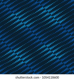 Abstract geometric seamless pattern. Fashion Style Design Print Triangle. With vertical fading lines, tracks, halftone stripes. Extreme sport style illustration. Trendy Urban colorful backdrop. Grunge