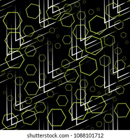 Abstract geometric seamless pattern. Fashion Style Design Print Triangle. With vertical fading lines, tracks, halftone stripes. Extreme sport style illustration. Trendy Urban colorful backdrop. 