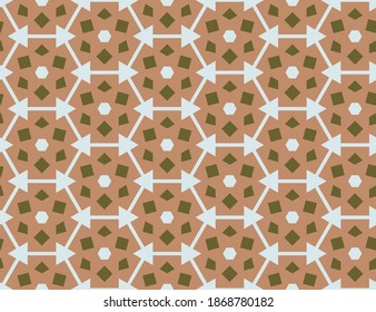 Abstract geometric seamless pattern. Geometrical ornament. Vector colorful illustration. Endless texture.