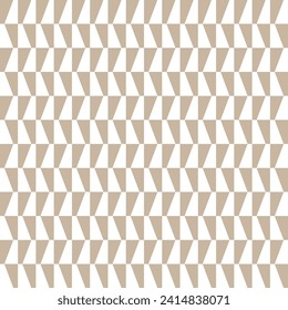 Abstract geometric seamless pattern. Gold and white vector background.