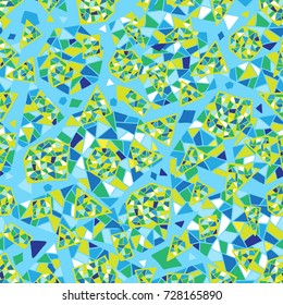 Abstract geometric seamless pattern. Good for textile fabric design, wrapping paper and website wallpapers. Vector illustration.