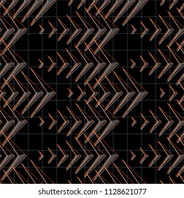 Abstract geometric seamless pattern. Graphic vector. Racing background for vinyl wrap and decal. Grunge, neon texture pattern.
