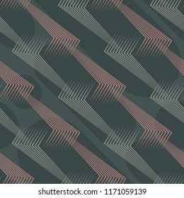 Abstract geometric seamless pattern. Graphic vector. Racing background for vinyl wrap and decal. Grunge, neon texture pattern.