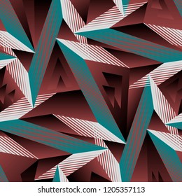 Abstract geometric seamless pattern. Graphic vector. Rally car wrap vector designs. Racing background for vinyl wrap and decal. Sports textile. T-shirt polo.