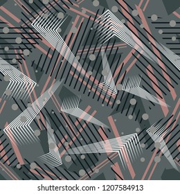 Abstract geometric seamless pattern. Graphic vector. Rally car wrap vector designs. Racing background for vinyl wrap and decal. Sports textile. T-shirt polo.