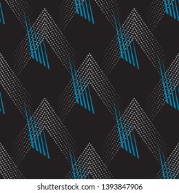 Abstract geometric seamless pattern. Graphic vector. Racing background for vinyl wrap and decal. Grunge, neon texture pattern.