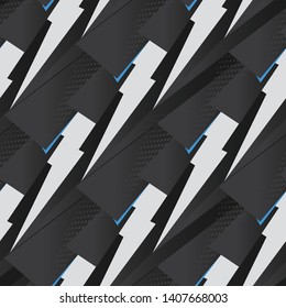 Abstract geometric seamless pattern. Graphic vector. Racing background for vinyl wrap and decal. Grunge, neon texture pattern. Sports textile. Fashion military.