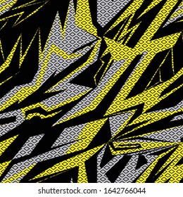 
Abstract geometric seamless pattern. Graphic vector Racing background for films and stickers.