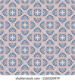 Abstraktes geometrisches nahtloses Muster. Grafischer, moderner Hintergrund. 
