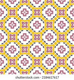 Abstract geometric seamless pattern. Graphic modern background. 