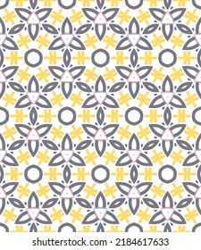 Abstract geometric seamless pattern. Graphic modern background. 