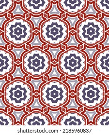 Abstract geometric seamless pattern. Graphic modern background. 