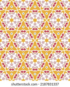 Abstract geometric seamless pattern. Graphic modern background. 