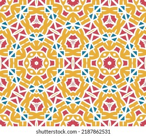 Abstract geometric seamless pattern. Graphic modern background. 