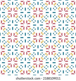 Abstract geometric seamless pattern. Graphic modern background. 