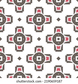 Abstract geometric seamless pattern. Graphic modern background.