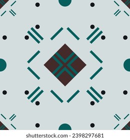 Abstract geometric seamless pattern. Graphic design print. For fabric web page surface textures wrapping paper Vector illustration