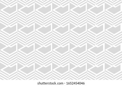 Abstract geometric seamless pattern. Gray and white. Modern stylish texture. Vector background.