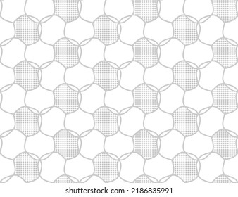 Abstract geometric seamless pattern. Gray and white. Modern stylish texture. Vector background.