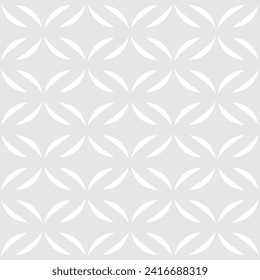 Abstract geometric seamless pattern. Gray and white Graphic modern vector background.
