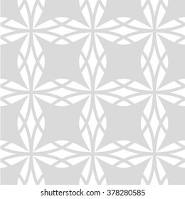 Abstract geometric seamless pattern. Gray and white style pattern.