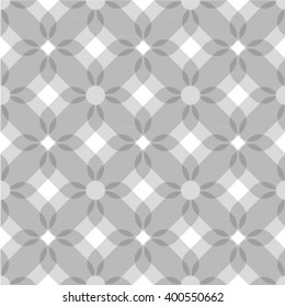 Abstract geometric seamless pattern. Gray and white style pattern. Gray lines on white background.