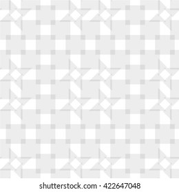 Abstract geometric seamless pattern. Gray and white style pattern.