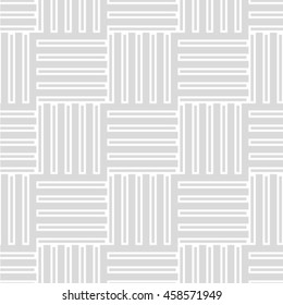 Abstract geometric seamless pattern. Gray and white style pattern.