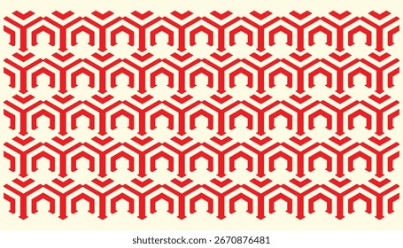 Patrón geométrico Abstractas sin fisuras con Formas de triángulo verde en filas Horizontales. Perfecto para textiles, Fondo de pantalla, papel de embalaje y diseño decorativo.