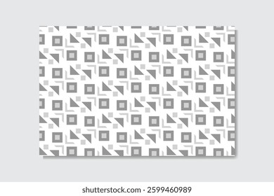 abstract geometric seamless pattern grey color for background