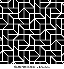 abstract geometric seamless pattern grid art deco vector background.